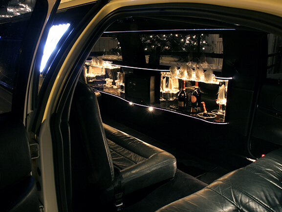 Young Women in Limo